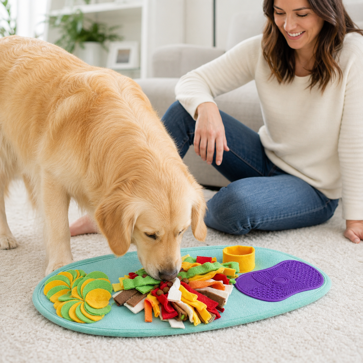 Snoot & Seek 3-in-1 Dog Enrichment Mat